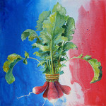 "RADIeuse" France fleur de lys. Bleu blanc rouge 