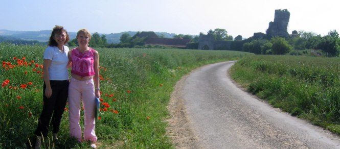 Catherine et Ghislaine, collegues d'atelier du samedi matin. 
