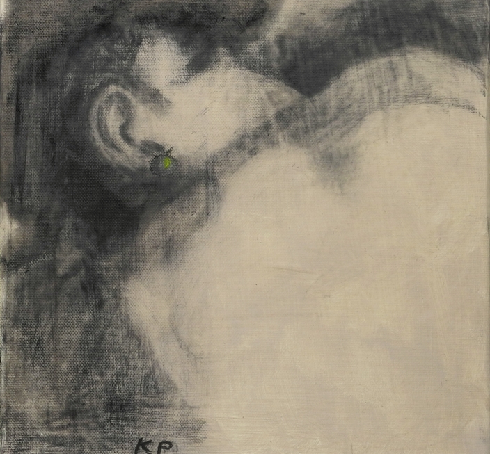 Le dormeur  1883 Georges Seurat - Copie, exercice interprtation dessin aux crayons 2015 par Kay Phillips  Authevernes  27420