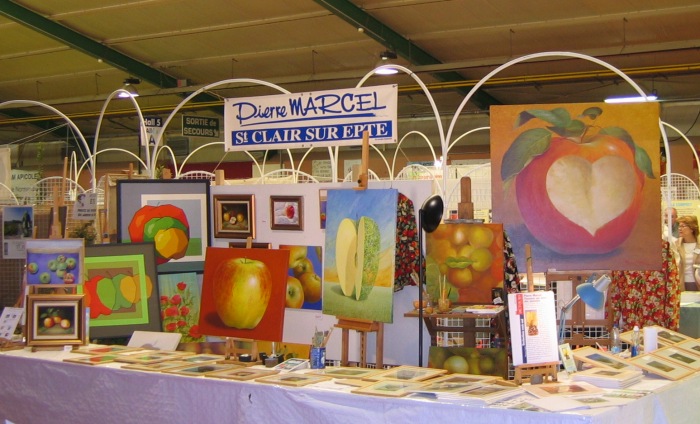 Mon stand  Europom'2004, parc expo Rouen, octobre 2004