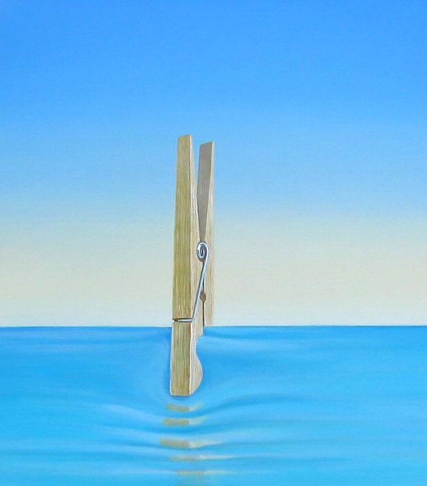 Peinture de Pierre Marcel, ayant servi  ce travail  l'ecole de Saint-Point