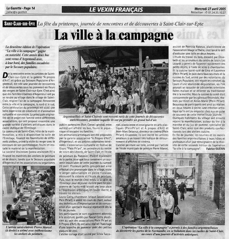 La deuxime dition de lopration  La ville  la campagne  gagne en notorit.